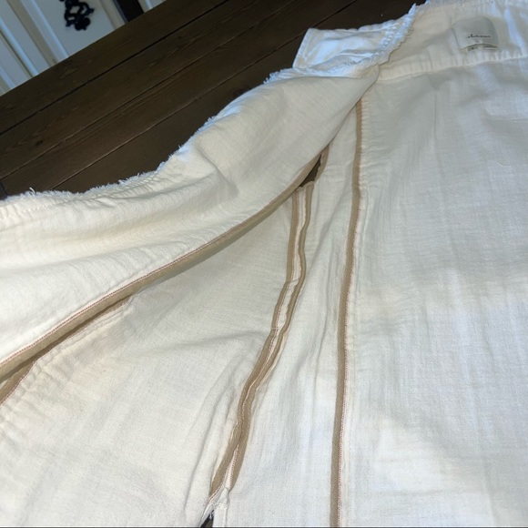 Anthropologie Elevenses frayed Luna open style vest - Picture 8 of 11